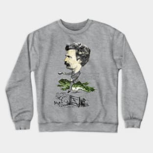 The Celebrated Jumping Frog - Mark Twain Crewneck Sweatshirt